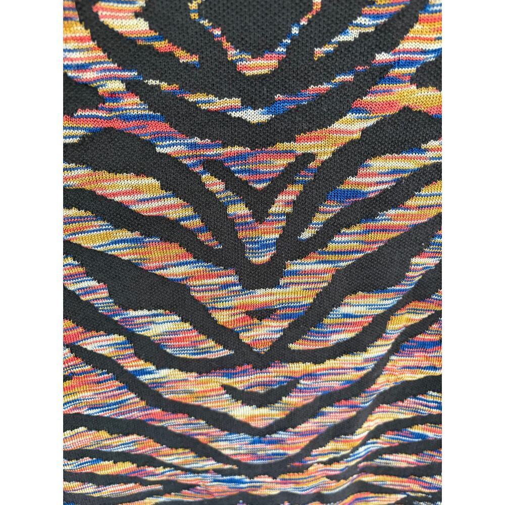 Free People Multicolor Zebra Knit Bodycon Dress Size S - Picture 7 of 10